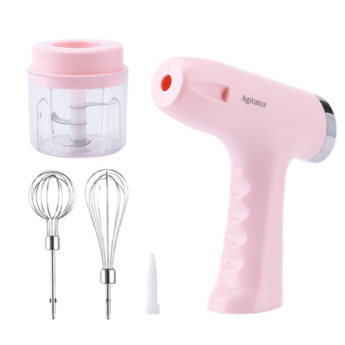 Two-in-one garlic beater wireless garlic masher handheld egg beater garlic machine household electric garlic pounder meat grinder