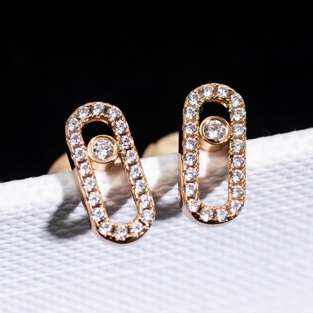Women's Exquisite Small Ball Stud With Moissanite, White Gold 18K, Light Luxury Fashion, Pure Silver, Non-Fading,_voghion.com