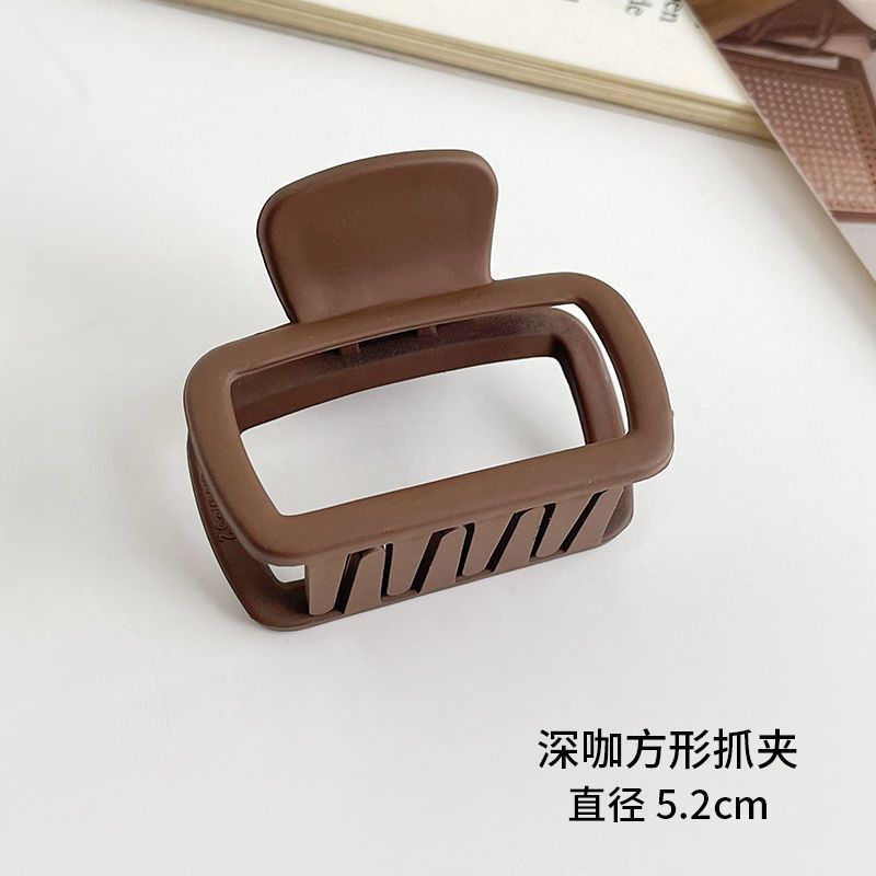 La jalea de color antideslizante horquilla trasera cabeza clip agarre no duele el pelo updo gran tiburón clip tocado accesorios para el cabello fruta