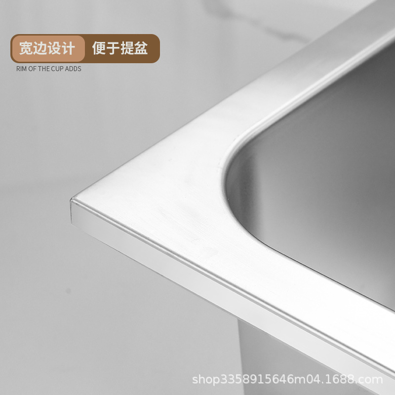 ステンレス製洗面器 長方形 厚みのあるポーション洗面器 165 水洗面器 スーププール 洗面器|undefined