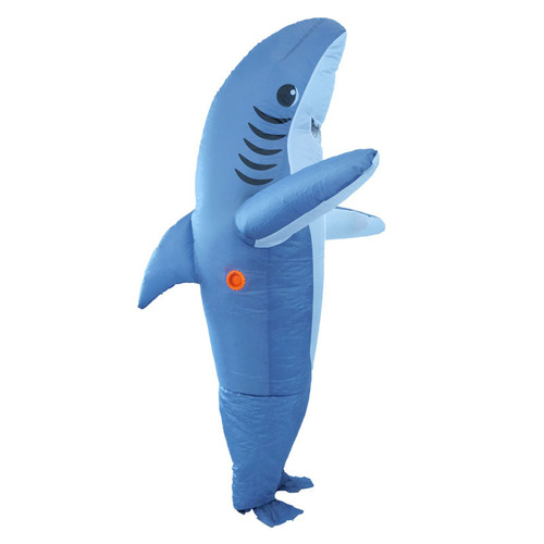 Cross-border cartoon dolphin puppet costume doll props Halloween annual meeting performance party funny shark inflatable costume