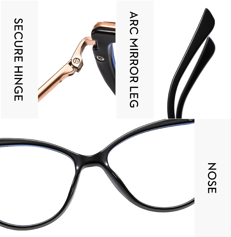 Fashion Color Block Ac Square Full Frame Optical Glasses display picture 6