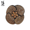 Autumn hairgrip, accessory, three dimensional clothing, diamond encrusted, flowered