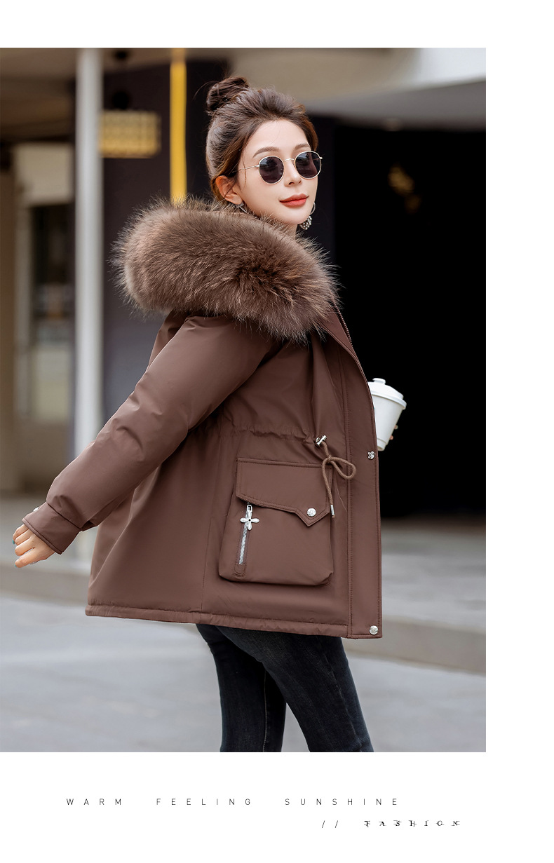 The petite faction overcomes the challenge of women's padded clothing in winter 2024, with new waist cinching slimming_voghion.com