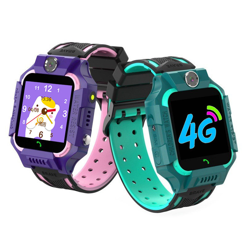 Cross-border explosions with touch six-generation Z6F deep waterproof 4G video call children's smart positioning phone watch