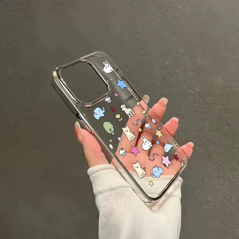 Apple, iPhone16, милый совместимый чехол для телефона, фоторамка, мультяшный iPhone16 Pro, котёнок, 4promax