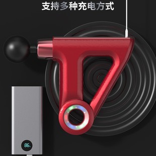 USB Fascia Gun Relax Vibration Massage Gun Fitness Electric Impact Gun Sports Muscle Relax Massager