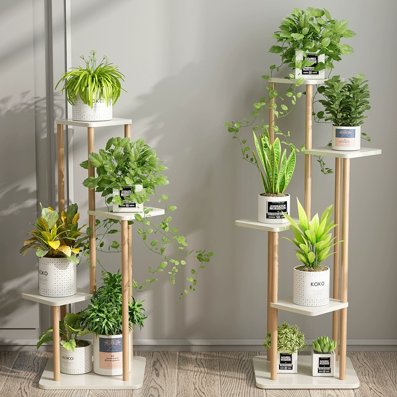 Легкая экстравагантная подставка для балкона внутренняя отделка гостиной простой цветочный горшок полка наполая многослойная зеленая рама для цветов