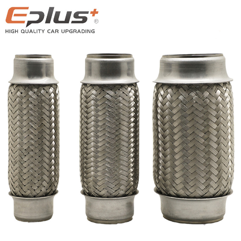 Cross-border car exhaust pipe modification connector silencer metal pipe braided stainless steel car exhaust bellows