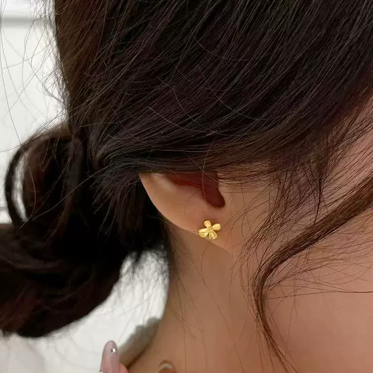 Серебряная игла, миниатюрные серьги с дизайном, серебро 925 пробы