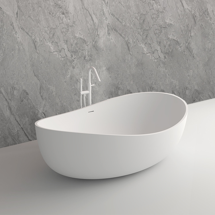 Bañera microcristalina bañera independiente hogar artificial piedra bañera hormigón color múltiples colores se puede utilizar