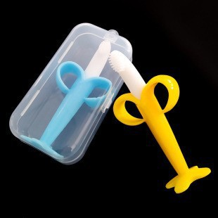 Factory Direct Sales/Plastic Packaging Box Baby Banana Teether/Bite Toy Storage Box Pp Transparent Plastic Box
