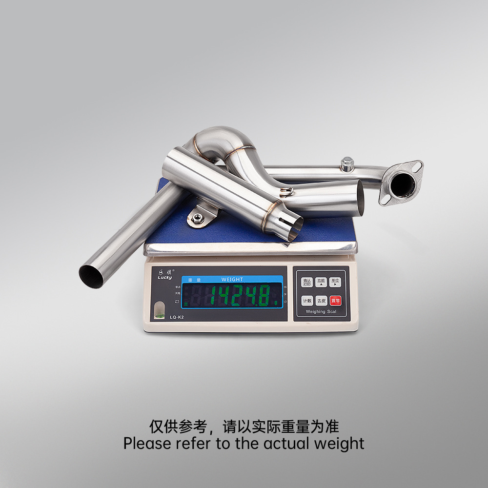 Suitable for Qianjiang Sai 250 modification, stainless steel split front section Arrow Yoshimura AR tail section silencer exhaust pipe