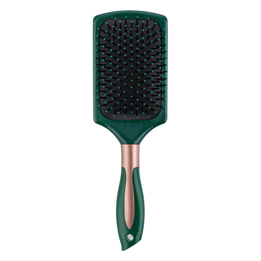 Nuevo masaje peine bolsa de aire verde peine al por mayor de la señora directa de iones negativos cURL estudiante peluquería belleza maquillaje peine