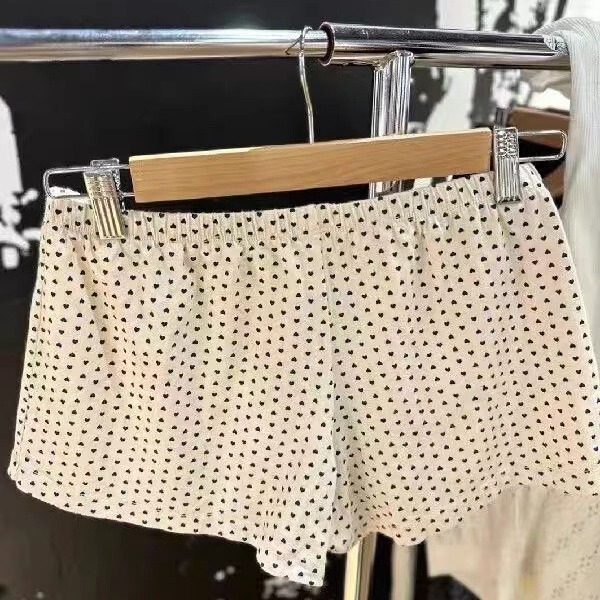 bm Style Ribbed Three-button Contrasting Elastic Shorts for Women bm Elastic Tight High-waisted Hot Pants Boxer Briefs