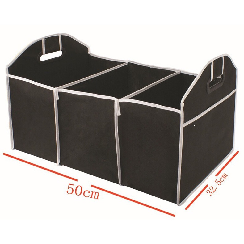 Foldable Car Storage Box, Car Trunk Storage, Non-Woven Storage Bag, Multi-Functional Car Organizer