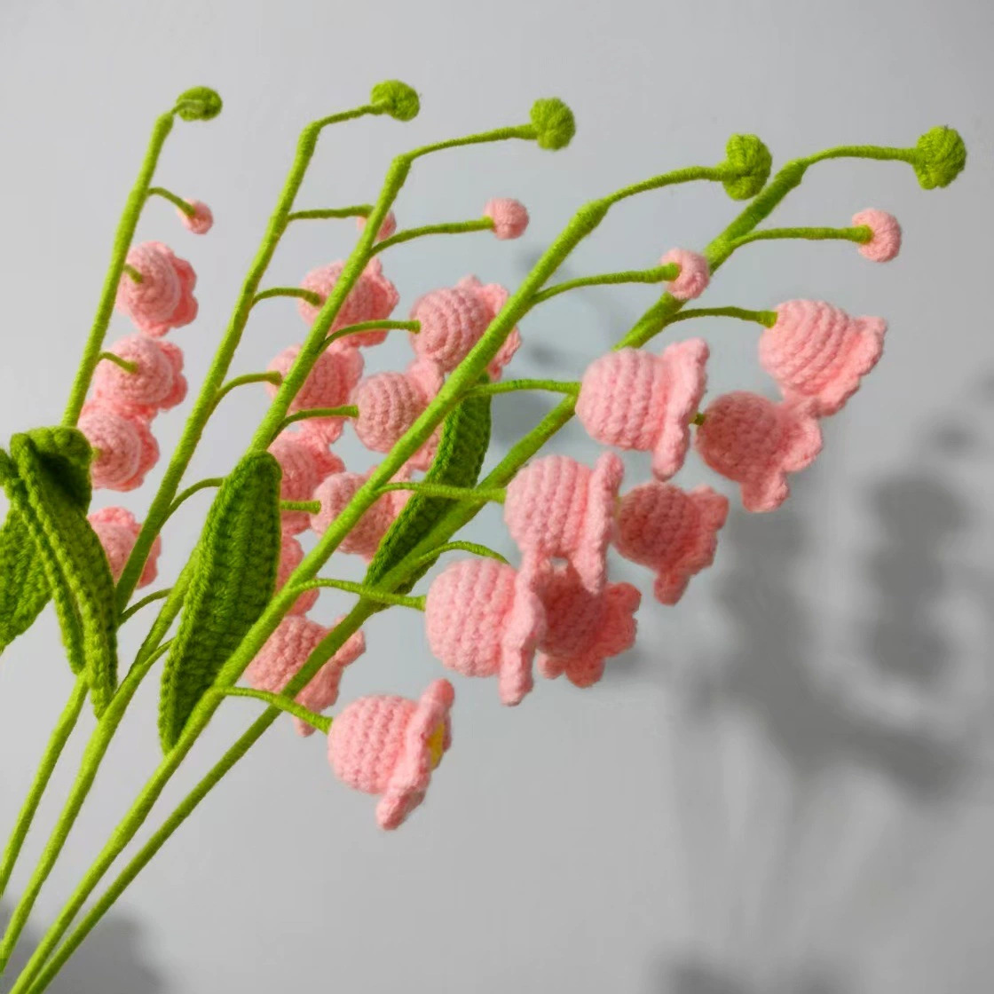 Productos acabados de lana tejida a mano flor de punto de hippopotamus imitación flor inmortal flor creativa ganchillo decoración ornamentos florales