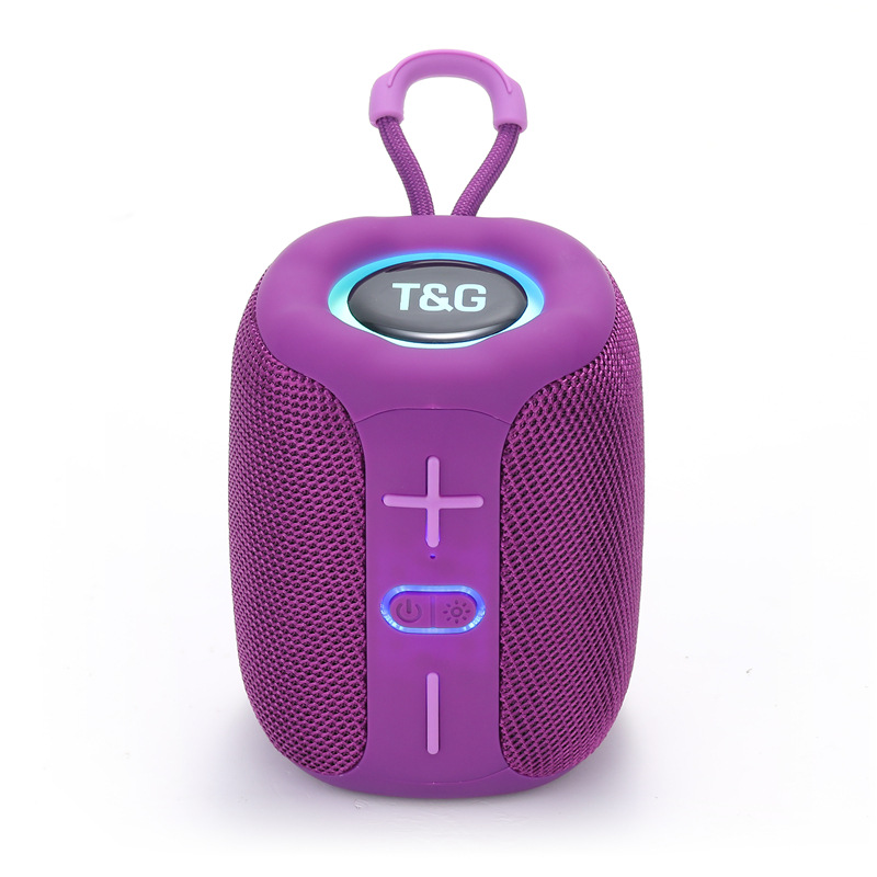 Transfronterizo TG658 altavoz Bluetooth portátil al aire libre pequeño sonido portátil TWS con lámpara tarjeta subwoofer inalámbrico