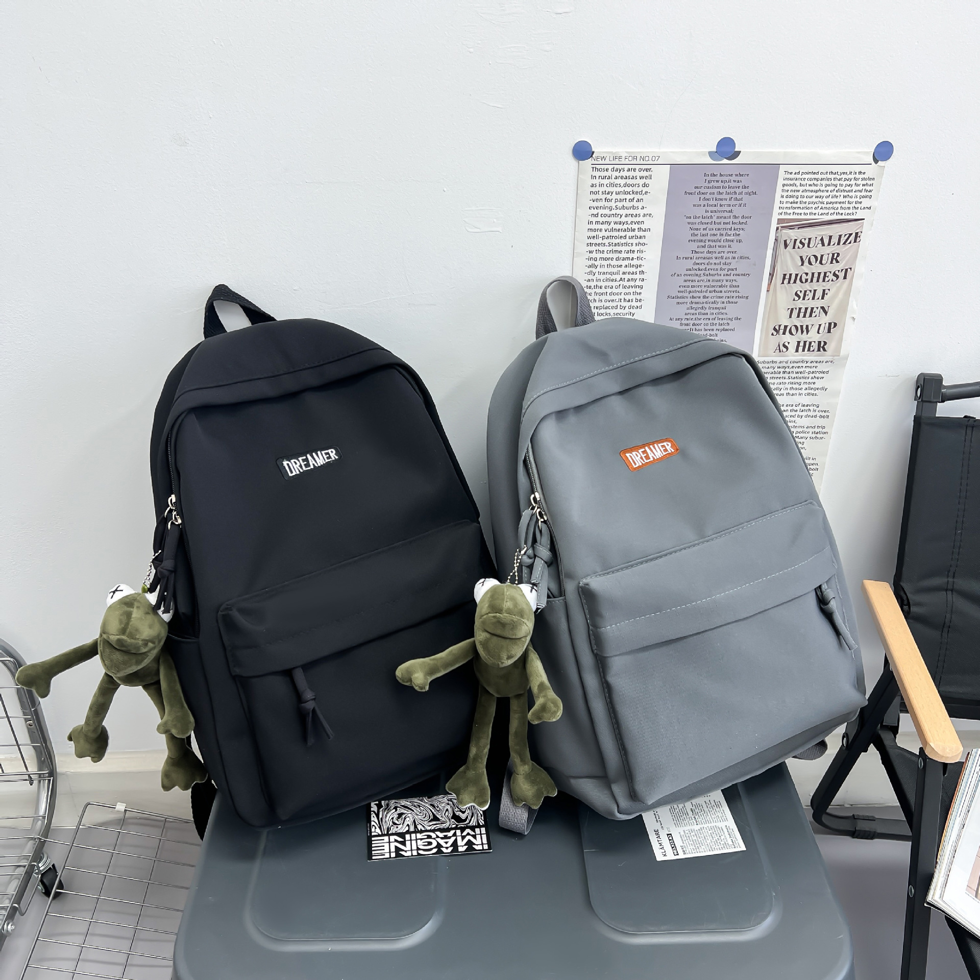 Mochilas chaopai mochilas mochila masculina mochilas escolares estudiantes universitarios mochilas de viaje de gran capacidad mochilas escolares para estudiantes de secundaria japoneses