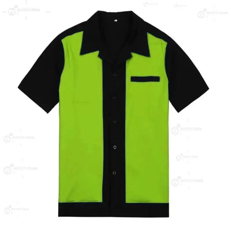 Stylish Men's Fashion Casual British Design Summer Short-Sleeve Shirt, Comfortable and High-Quality, Available in 12 Colors