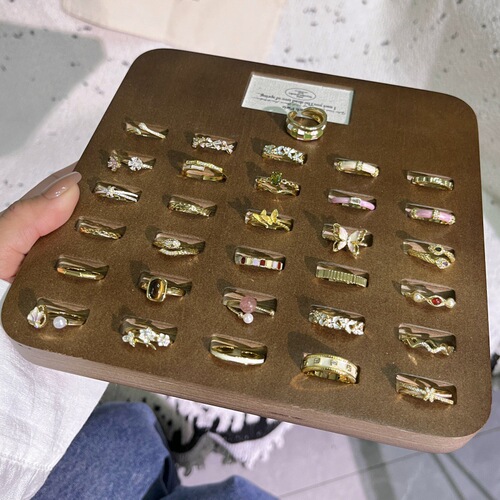 Oil-drip Enamel Flower Butterfly Ring for Women, Unique High-end, Lightweight Luxury, Non-fading, Fashionable and Versatile Finger Ring
