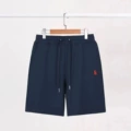 Cotton shorts royal blue red horse