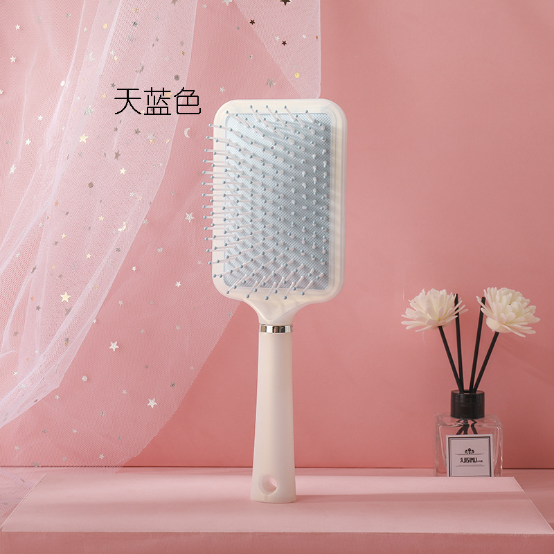 人鱼姬气垫梳可爱高颜值防静电美发梳女士家用大板按摩蓬松气囊梳|undefined