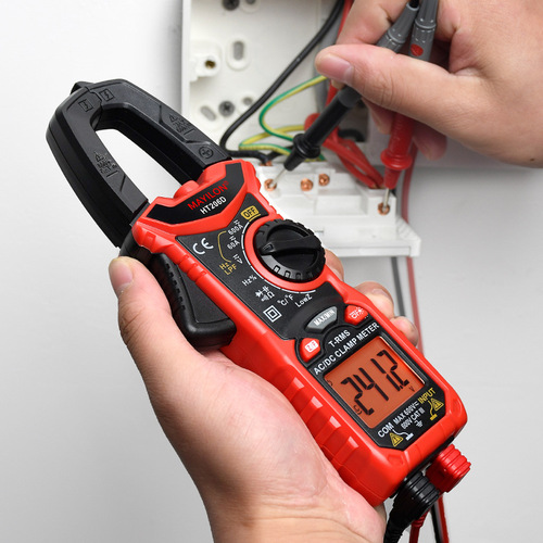 Digital Clamp Meter HT206 Series with Dual-Color Backlight True RMS Low Pass Filter LOWZ for AC and DC