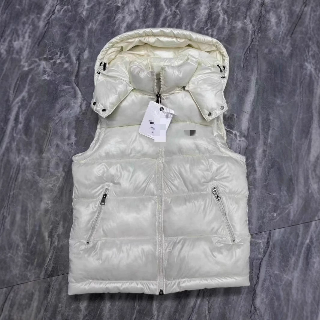 2025 новая осенне-зимняя утолщенная классическая хлопковая куртка Maya для мужчин и женщин, теплый жилет без рукавов со стоячим воротником для пар