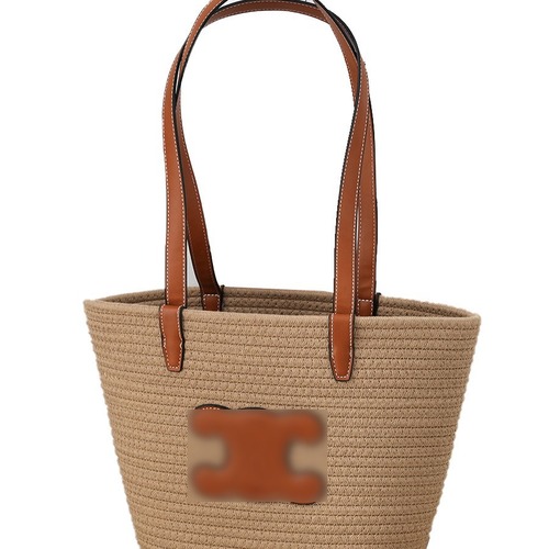 Hand-woven large-capacity underarm tote bag for beach vacation, commuting tote bag