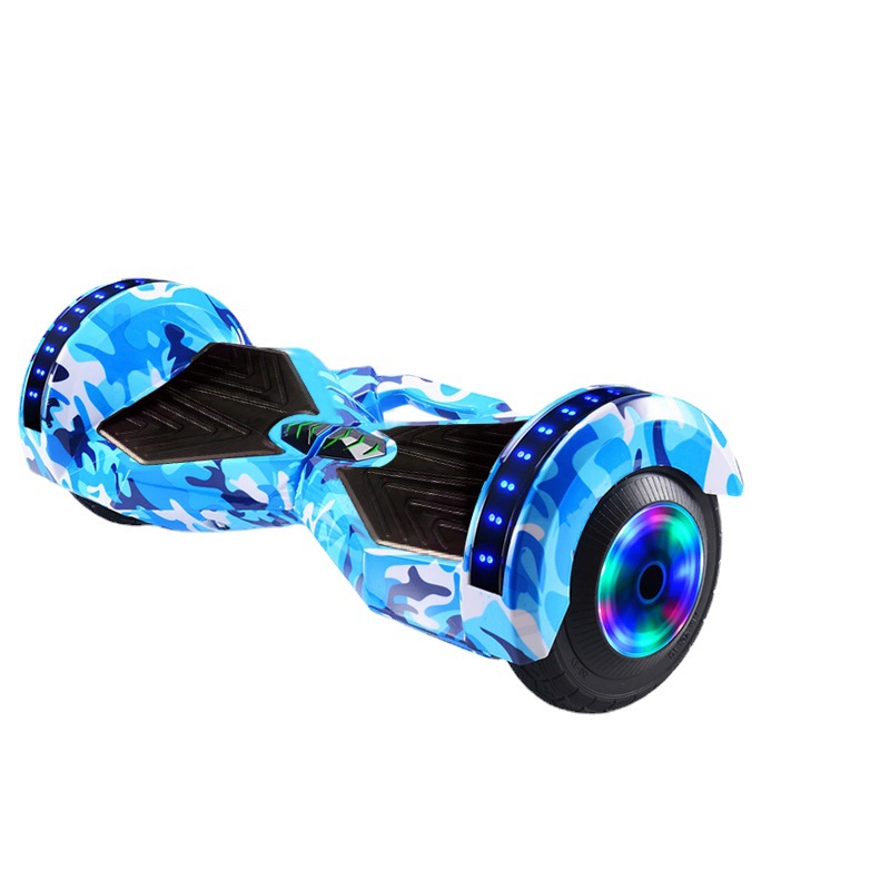 Coche de equilibrio de 8 pulgadas vehículo eléctrico inteligente de dos ruedas niños adultos caminando sensación autonivelante conducción niños estudiante adulto