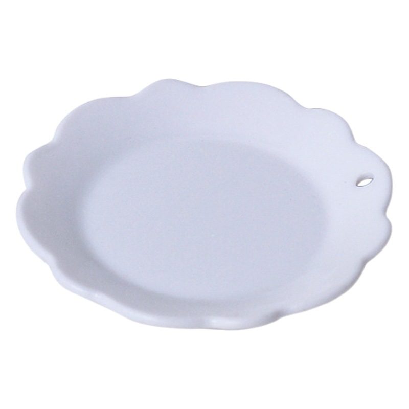 Plástico mini miniatura plato bandeja de alimentos y jugar modelo DIY Dollhouse Mini cocina vajilla Accesorios