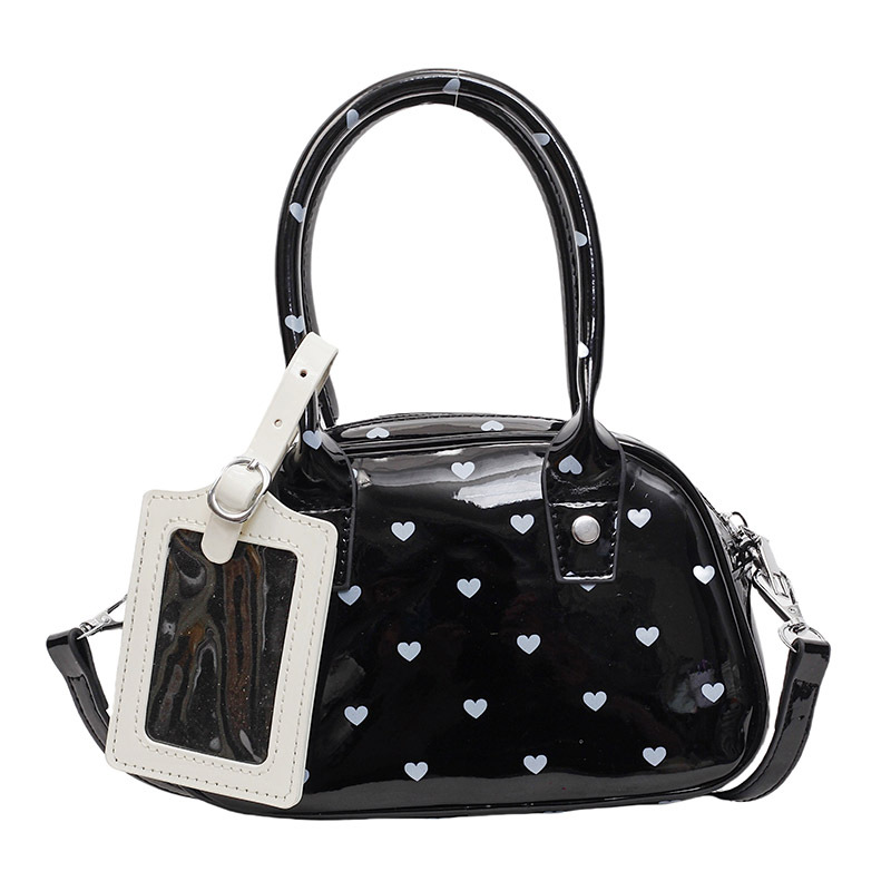 Bolso de moda coreano 2025 verano nuevo bolso femenino amor lunares bolso de hombro bolso de mensajero brillante de alta calidad