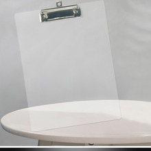 a4透明加厚文件夹板夹资料夹透明板夹学生画画书写字板垫板高透