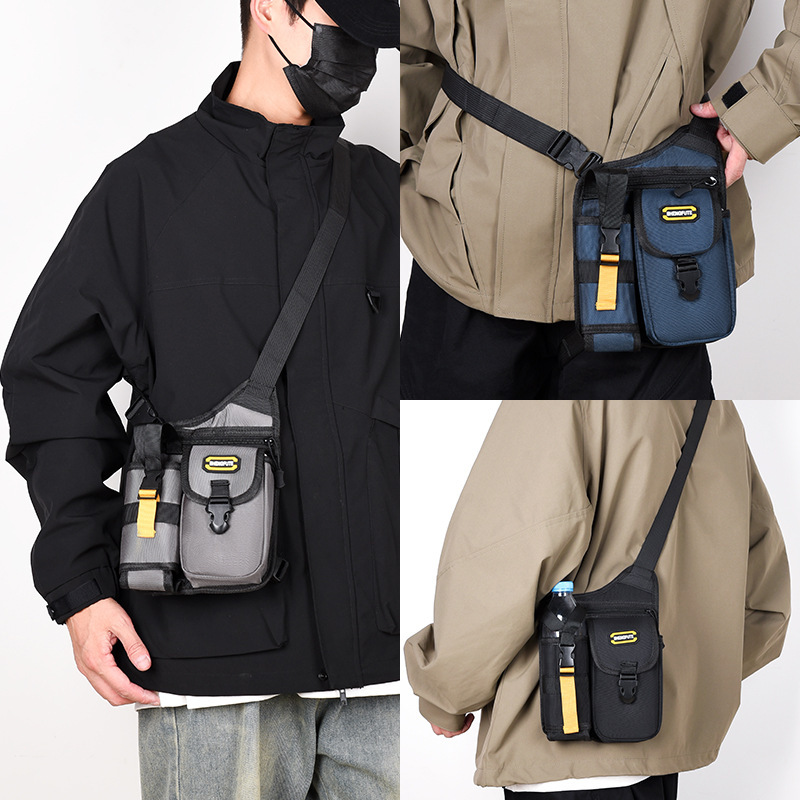 Casual Sports Water Cup Bag New Shoulder Crossbody Men's Bag Outdoor Hiking Small Backpack Wear-resistant Waterproof Practical Satchel Casual Sports Water Cup Bag New Shoulder Crossbody Men's Bag Outdoor Hiking Small Backpack Wear-resistant Waterproof Practical Satchel