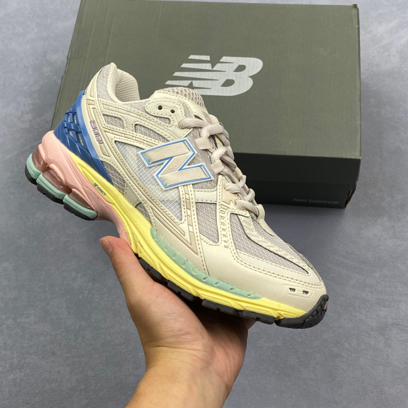 高品质NB1906复古增高厚底老爹鞋黑粉时尚舒适百搭潮鞋休闲运动鞋|undefined
