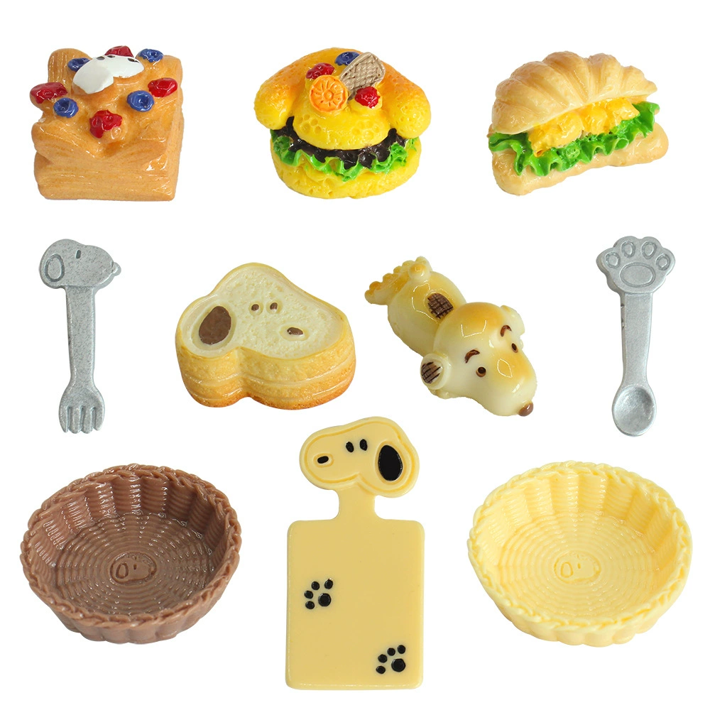 Милые маленькие игровые продукты, кремовая посуда, семейная игрушка, DIY