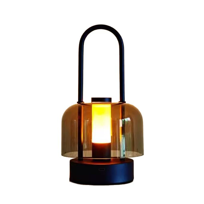 Handheld table lamp Creative touch, rechargeable ambient night light, 3-color mood