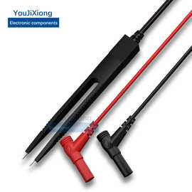 万用表表笔贴片电容电感表笔LCR贴片夹.SMD测试表笔.镊子型贴片夹
