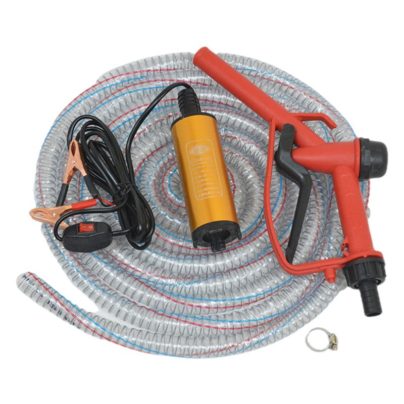 Портативный небольшой Электрический масляный насос 12 В/24 В с преобразователем 220 В с самостоятельным управлением автомобильным масляным насосом