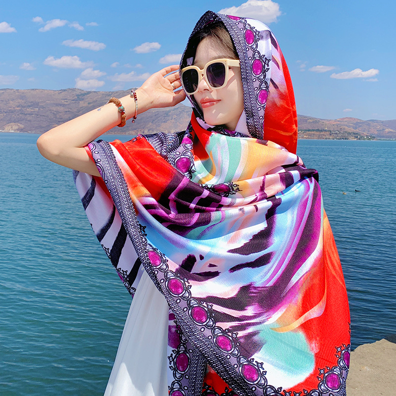 Beach fashionable trend soft scarf