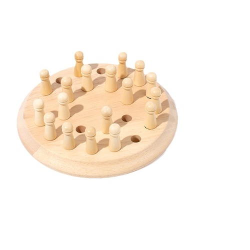 Wooden desktop color memory chess parent-child interactive concentration training logical thinking game baby educational toy