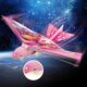 Simulation Luban Bird Free Flying Bird Induction Flight Electric Luminous Swing Plane Flapping Wing Night Market Stall Toys