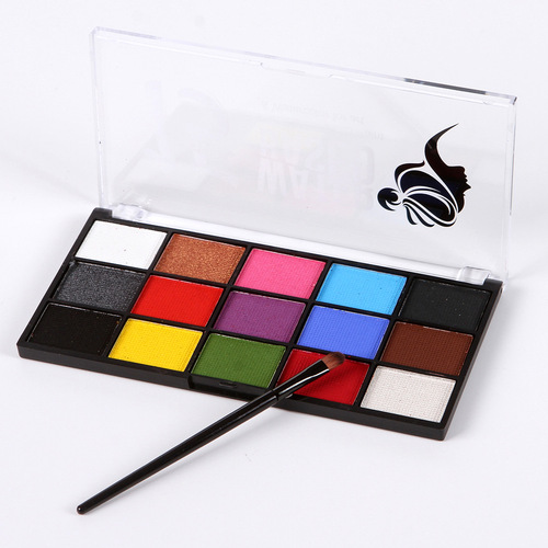 New cross-border 15-color water-based face paint body painting face paint set children's face painting pigment quick-drying