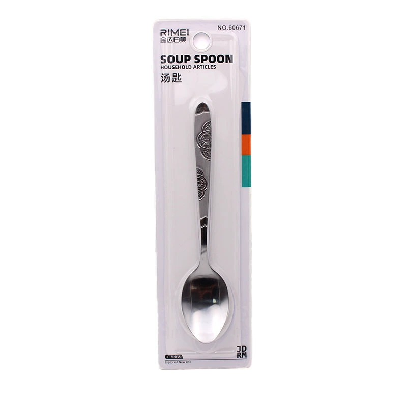 Manufacturer Kim Da Mei Spoon Stainless Steel 60663 round head spoon soup spoon spoon spoon spoon spoon tableware batch