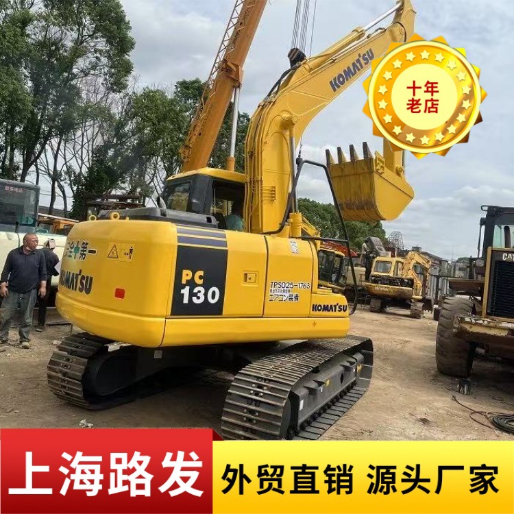 Usado Komatsu PC130 - 7 excavadora maquinaria grande gancho pequeño exportación profesional