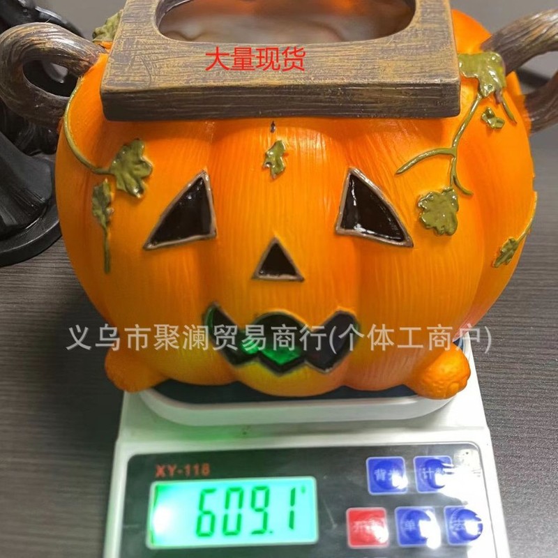 大量现货Halloween Pumpkin Tissue Box Holder万圣节南瓜纸巾盒|undefined