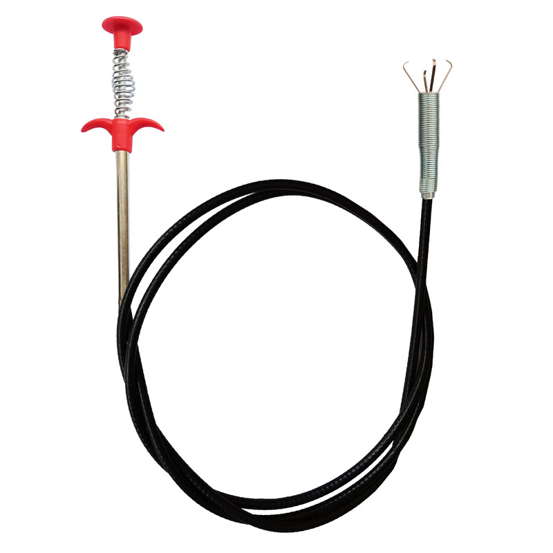 Kitchen sewer four-claw dredge spring pipe dredge tool household hair hair cleaner