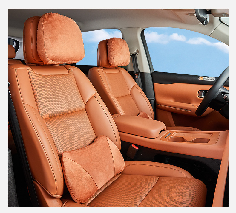 Suitable for 26 Models of Leapmotor C10 Headrests, Special Neck Pillows, Neck Cushions, and Matching Lumbar Support Cushions, Car Headrest and Lumbar Support Set