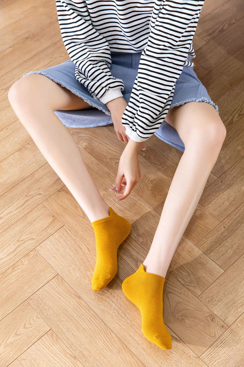 色纺棉素色提耳女船 (6)